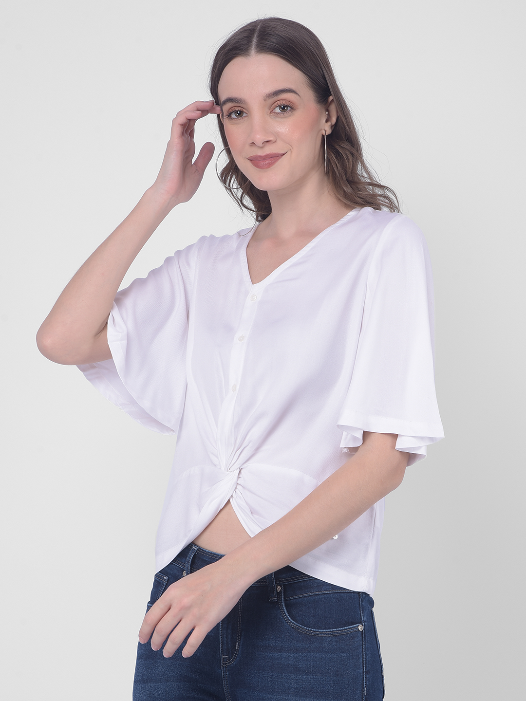 Numero Uno Women Solid White Top